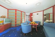 Balcony suite; sitting area view