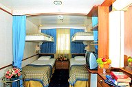 Premium outside cabin on the "Cristal" cruise vessel