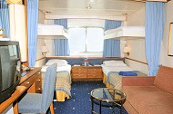 Premium outside cabin on the "Louis Cristal" cruise vessel