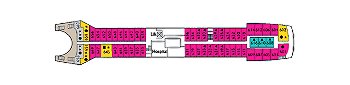 Plan of the Calypso Deck; click for enlarged view