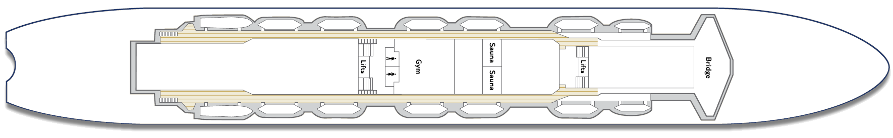 The Bridge Deck on the Louis Olympia