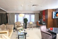 A Royal Suite on the Orient Queen cruise vessel