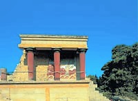 Archaeological site of Knossos in Heraklion, Crete