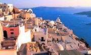 View of Fira town