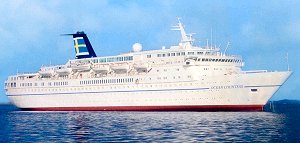 The "Ocean Countess" cruise ship