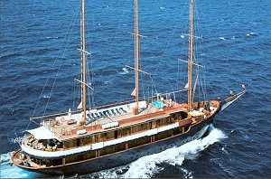 View of the ship