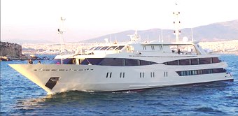 The "Harmony V" cruise motor yacht