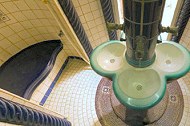 Spa facilities: steam bath on the Sun deck