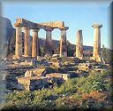 The Temple of Apollo at Ancient Corinthos