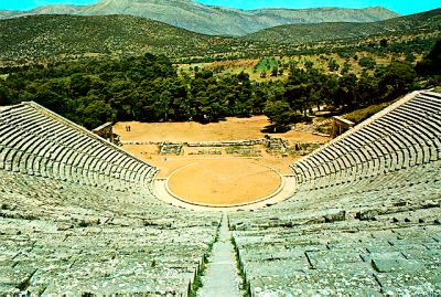 Epidavros: the famous for its acoustics theatre