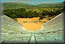 The theatre of Epidavros; click to enlarge