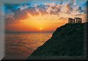 Sunset at Sounio; click to enlarge