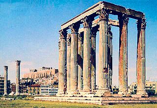 Temple of Zeus (Olympeion) in Athens