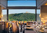 The view from the restaurant