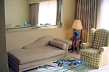 Lounge of an executive suite in the Andromeda hotel