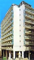 View of the exterior of the hotel