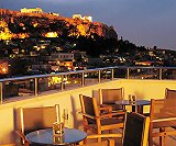 Roof garden with view to Acropolis