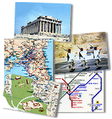 Click to view pictures & map of Athens, Athens metro map, Athens weather information.