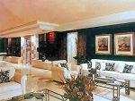 The lounge of the hotel