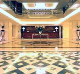 The lounge & reception area of the Electra Palace Hotel in Athens