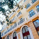 View of the exterior of the hotel