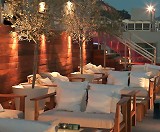 The roof top lounge of the Fresh hotel, Athens