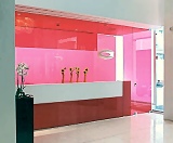 The reception of the hotel