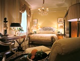 View of a Grand Deluxe room in the Grande Bretagne, Athens