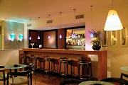 The bar of the hotel