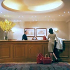 Margi deluxe hotel, Vouliagmeni, seaside: the lobby of the hotel