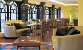 The hotel's restaurant