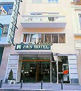 View of the exterior of the hotel