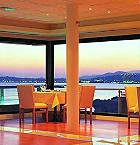 The roof top restuarant of the Poseidon hotel, Faliro