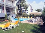 View of the pool of the hotel