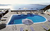 View from the hotel of the Santorini's Caldera