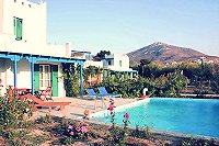 Exterior view of the villas and the pool