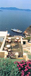Enigma Apartments in Fira, Thira, with volcano-caldera view