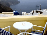 View of the Caldera of Santorini from the hotel