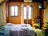 View of a room of the Merovigla Apartments in Santorini