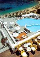 The "Mykonos Blu" hotel (5*) on the island of Myconos