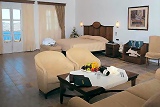 View of a room in the Royal Mykonian Hotel
