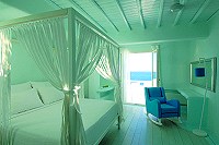 Superior room in the Cavo Tagoo hotel, Mykonos
