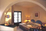 Room view of Rocabella Apartments in Imerovigli, Santorini