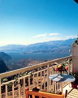 View from the Acropole Hotel in Delfi