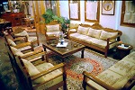 The lobby of the hotel