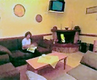 Kastri Hotel in Delfi: sitting area