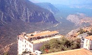 Vouzas: 4* hotel in Delfi, view from the hotel