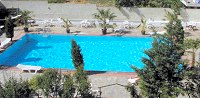 The pool area