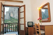 The view from a room of the Kastraki Hotel