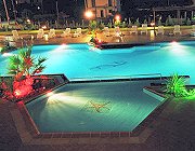 The swimming pool area